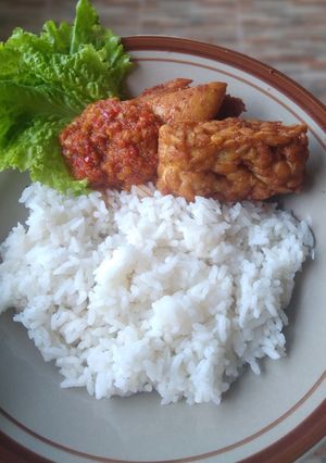 Foto resep Pecel ayam + sambal terasi