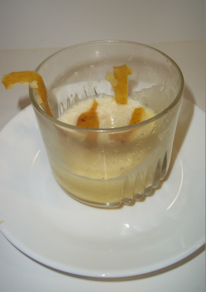 Una foto de Licuado de piña y manzana al horno