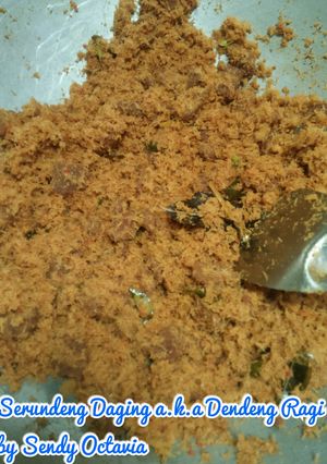 Foto resep Serundeng Daging a.k.a Dendeng Ragi