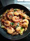 Udang saos padang simple