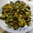 Tofu con verduras al vapor con curry