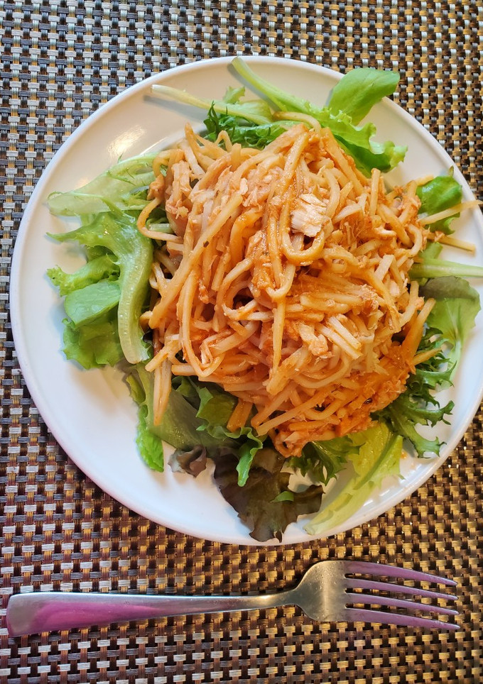 Una foto de Spaghetti con Albaricoque