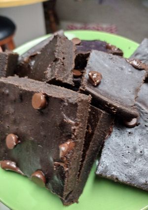 A picture of Healthy Black Bean Brownies.