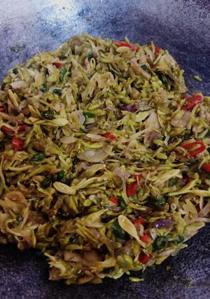 Foto resep Tumis Oseng Bunga Pepaya