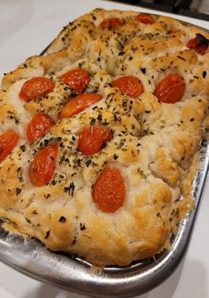 Una foto de La focaccia más fácil y deliciosa del mundo