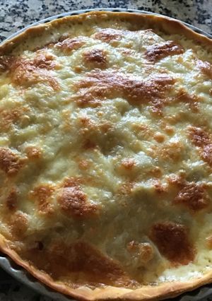 Una foto de Tarta de repollo (col) y papas