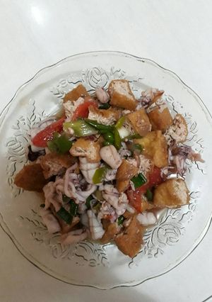 Foto resep Cumi pedas saus tiram