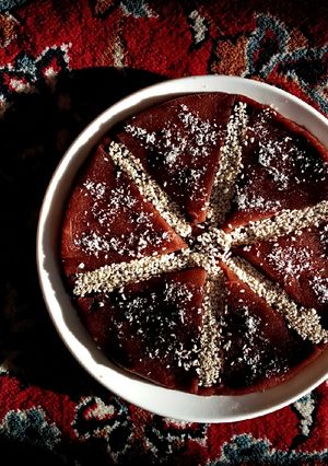 عکسی از دستور حلوا شیره انگور