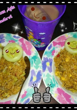 Foto resep Nasi Goreng Ikan Asin 🍃