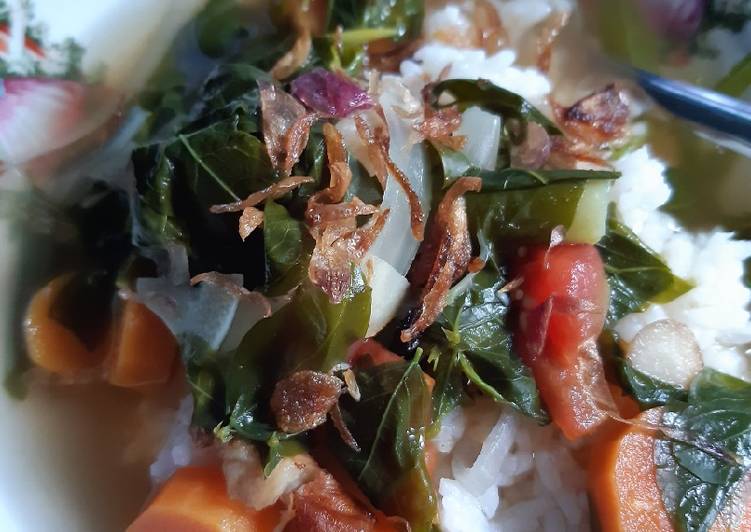 Resep Sop bening daun katuk, Enak Banget