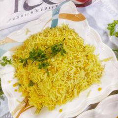 A picture of بگھارے مسور دال چاول.