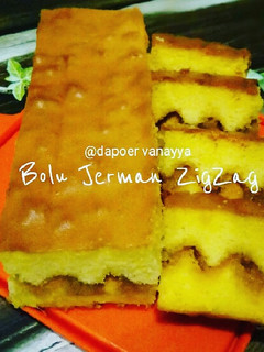 Foto resep Bolu jerman zigzag selai nanas
