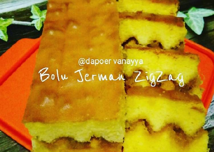 Bolu jerman zigzag selai nanas