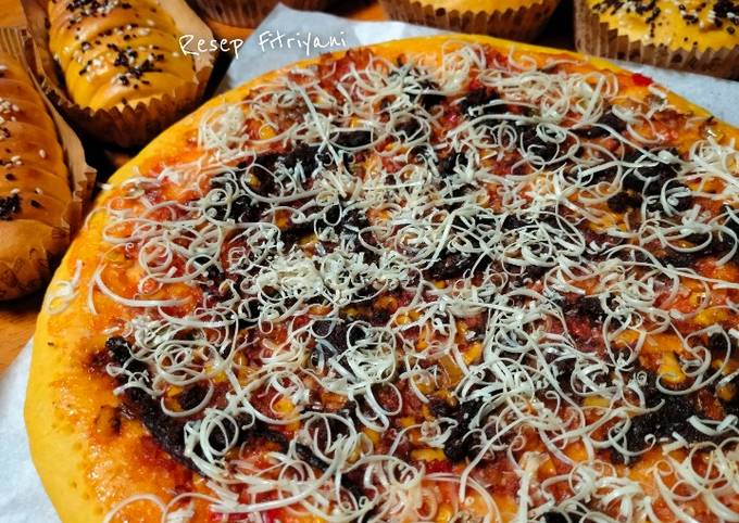 Anti Ribet, Memasak Pizza dan Roti Wortel isi Cokelat #Dapur Fitri Irit Anti Gagal