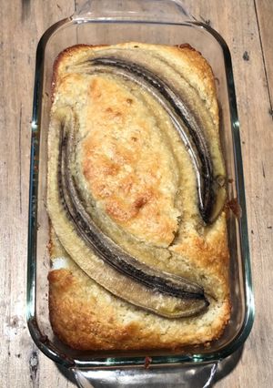 Une photo de Banana Bread à la noix de coco
