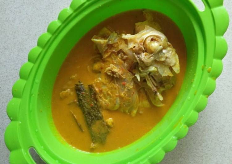 Gulai Kepala Kakap ala RM. Padang