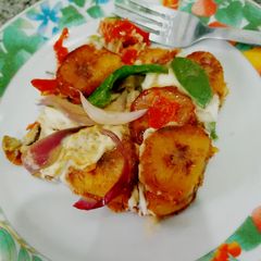 A picture of Plantain fritatta.
