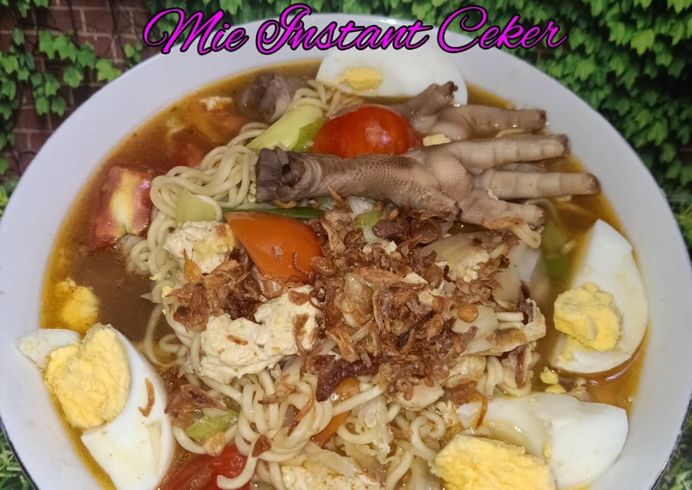 20.Mie Instant Ceker