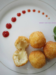 Foto resep Kroket nasi keju mozarella (#pr_gorengan)