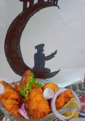 A picture of Achari fish fry.