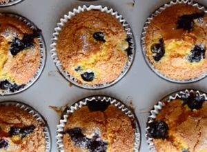 Foto de Muffins de Laranja e Mirtilo