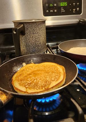 Una foto de Los panqueques más deliciosos que hizo mi mami