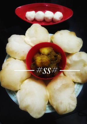 A picture of Luchi (Phulka) # Cookpad.