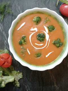A picture of Carrot Broccoli Shorba.