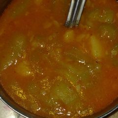 A picture of Lauki aloo ki sabji.