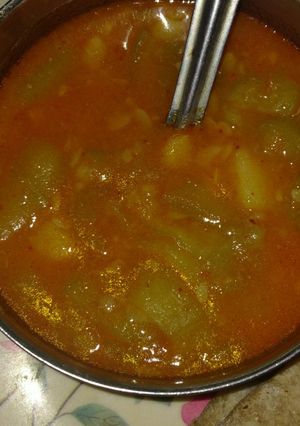 A picture of Lauki aloo ki sabji.