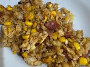 Gambar nasi goreng daging ham