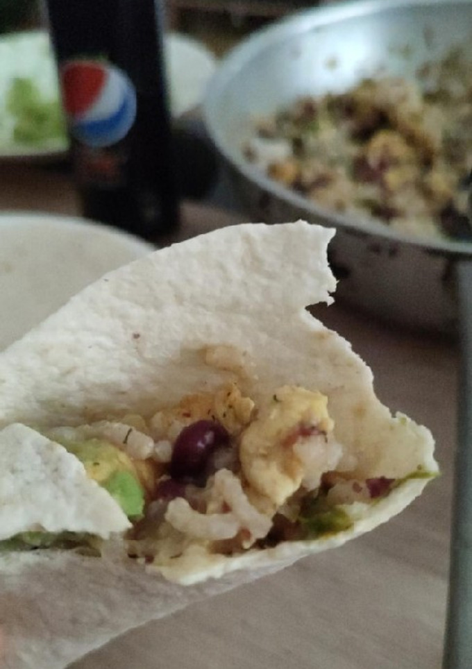 Una foto de Burrito de pollo