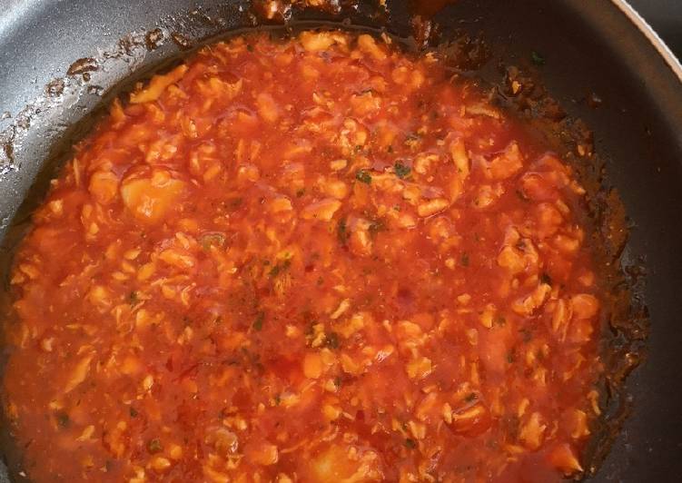 Sughetto di salmone fresco