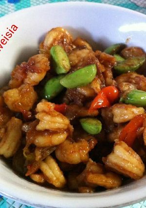 Foto resep Tumis Udang Pete