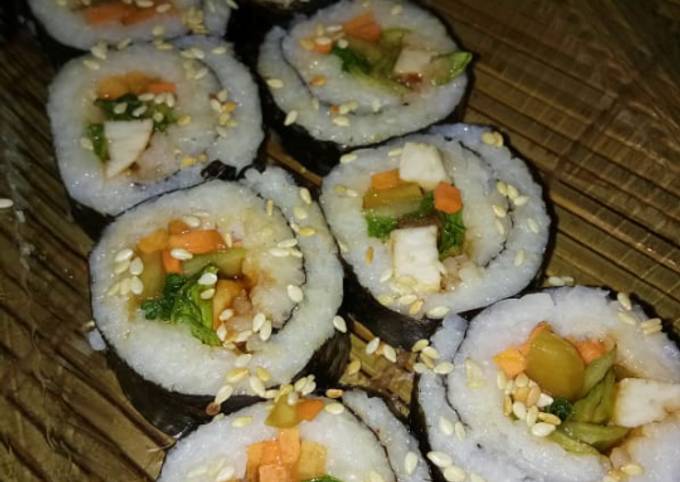 Resep Kimbab Korea Homemade Oleh Laili Cookpad 4081