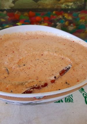 A picture of Nariyal ki chutney.