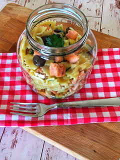 Foto di Pasta fredda salmone e zucchina🌷
