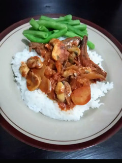 Foto resep Nasi Gila Sarden Jamur