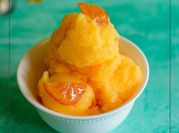 Una foto de mandarinas confitadas