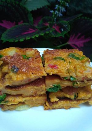 Foto resep Telor Dadar Bumbu Kemiri