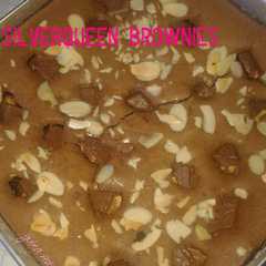 A picture of Silverqueen shinny brownies.