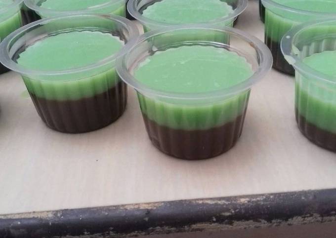 Puding meco(melon coklat)