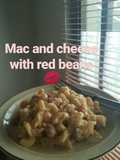 Mac and Cheese (with red beans)