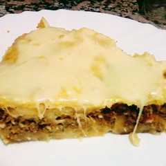 Una foto de Pastel de papa y calabaza