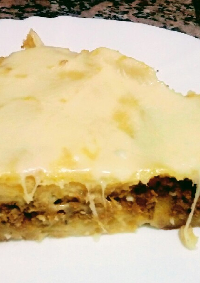 Una foto de Pastel de papa y calabaza