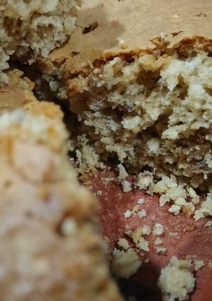 Una foto de Bizcocho de muesli, quinoa y choco negro