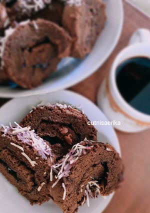 Foto resep Blackforest roll cake