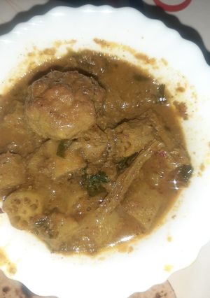 बड़ी की सब्जी (badi ki sabzi recipe in Hindi) रेसिपी मुख्य फोटो