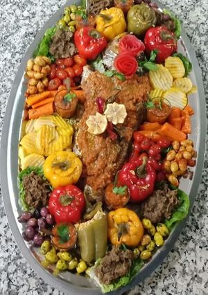 صورة لوصفة الحوت معمرة في الفرن 🐟 😋 بالتتبيلة المغربية 👍