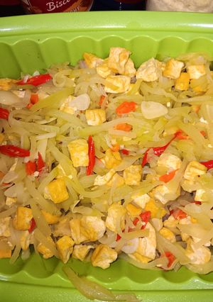 Foto resep Tumis labu siam tahu kuning